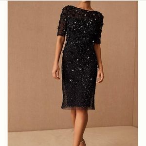 *NEW!* Adriana Papell Beaded Cocktail Dress in Navy!